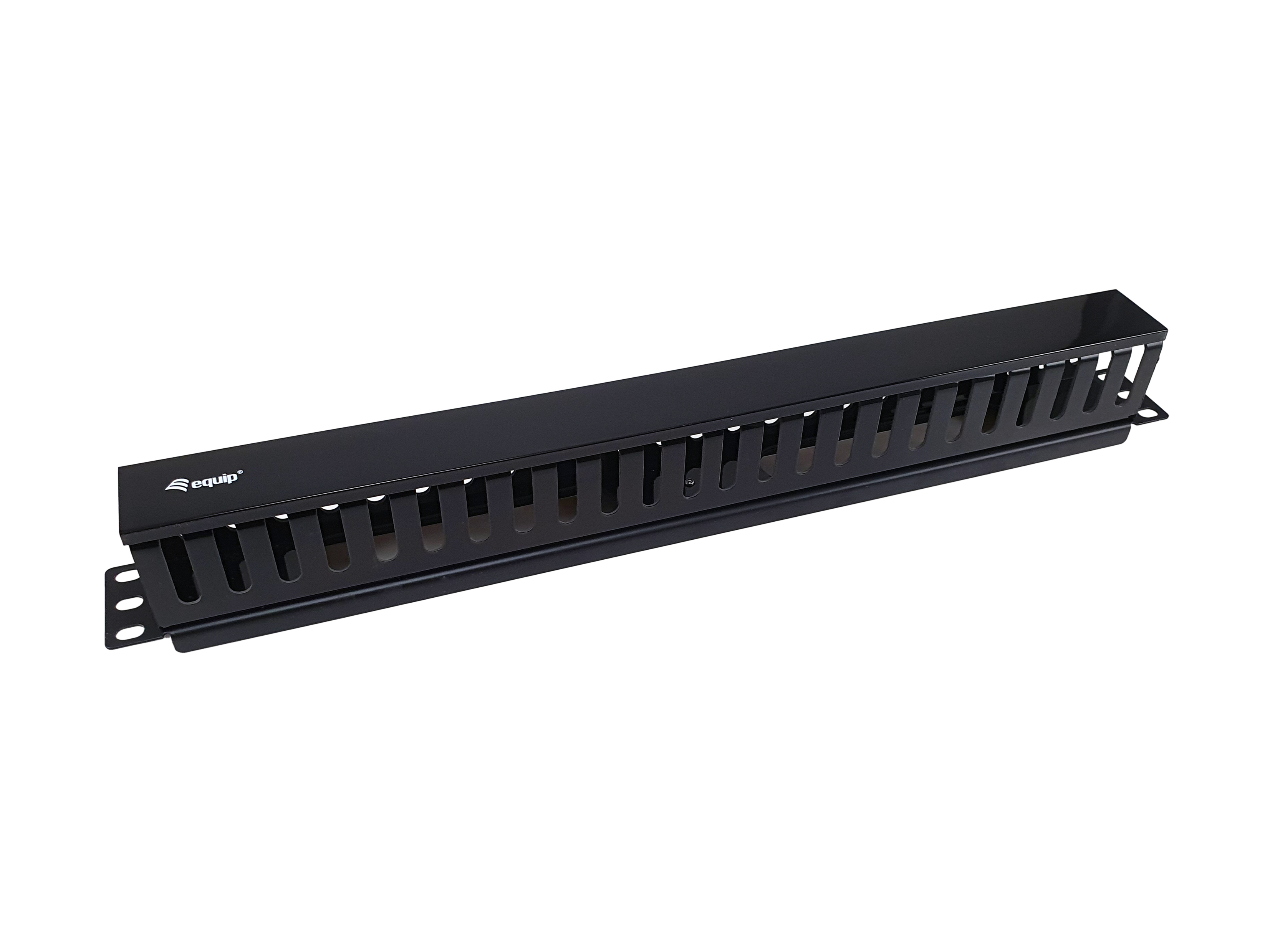Equip 19 Kabelmanagement RW abnehm. ABS 1U RAL9005