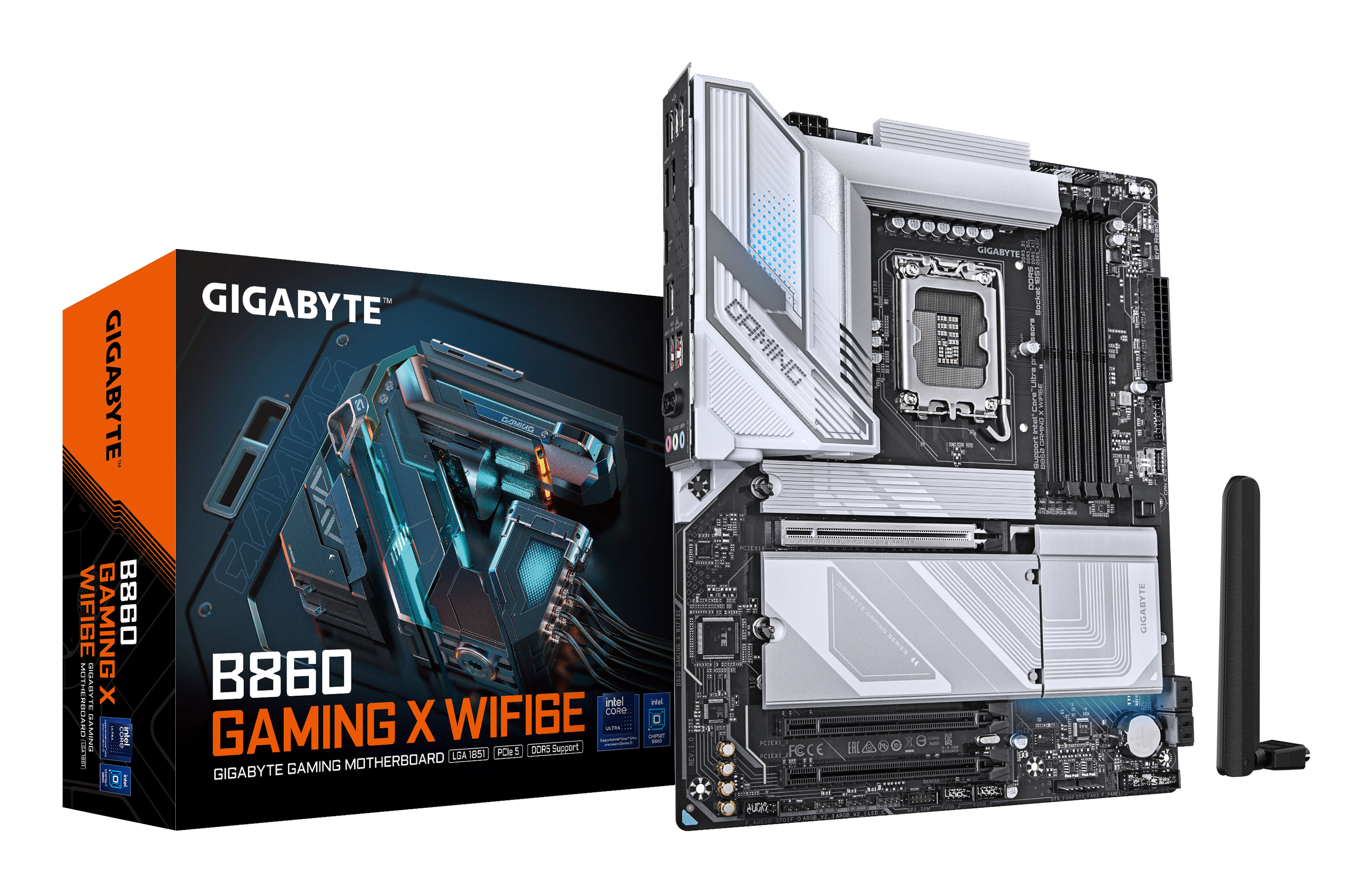 GIGABYTE B860 GAMING X WIFI6E LGA1851 4xDDR5 ATX HDMI DP USB WIFI MB