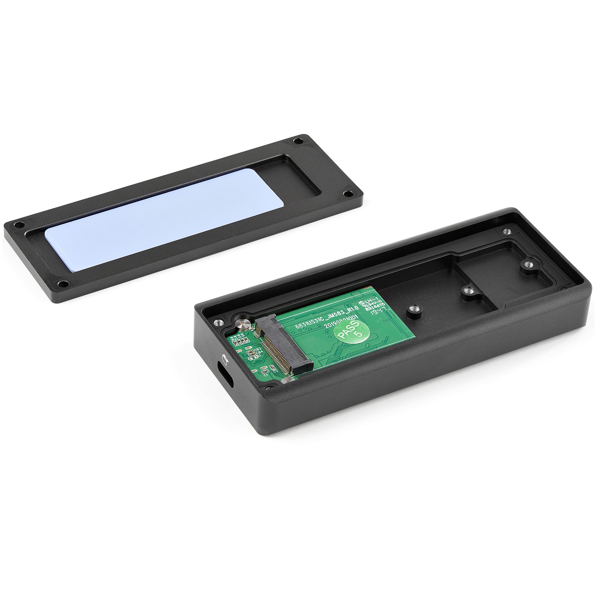 M.2 NVME PCIE SSD ENCLOSURE - IP67 - USB TYPE C - 10GBPS