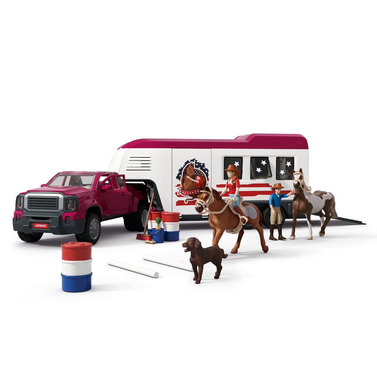Horse Club Lakeside Truck mit Anhänger, Spielfahrzeug