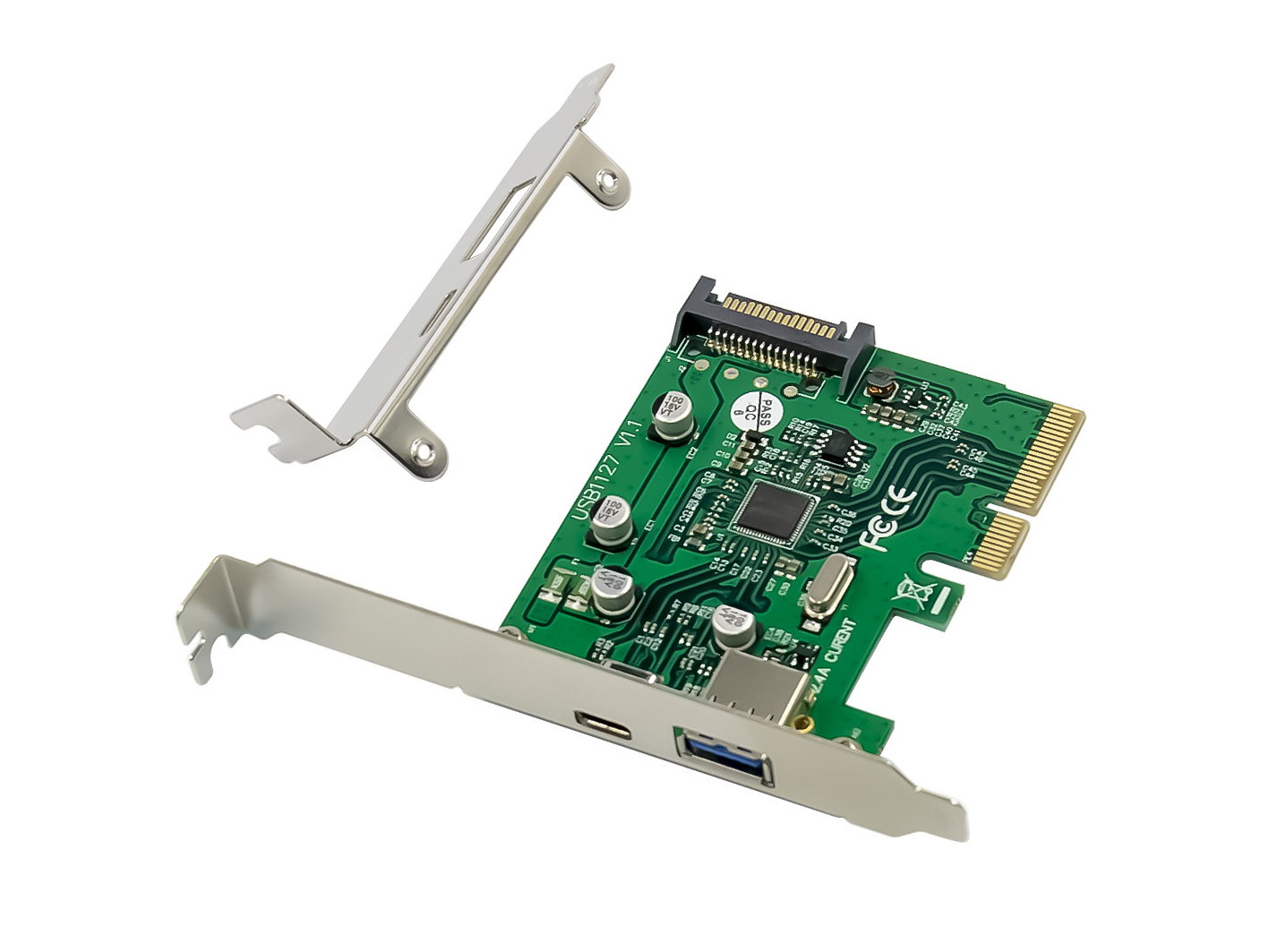 CONCEPTRONIC 4xPCIe3.0 Card USB-C/-A3.2 Gen2 10Gbps