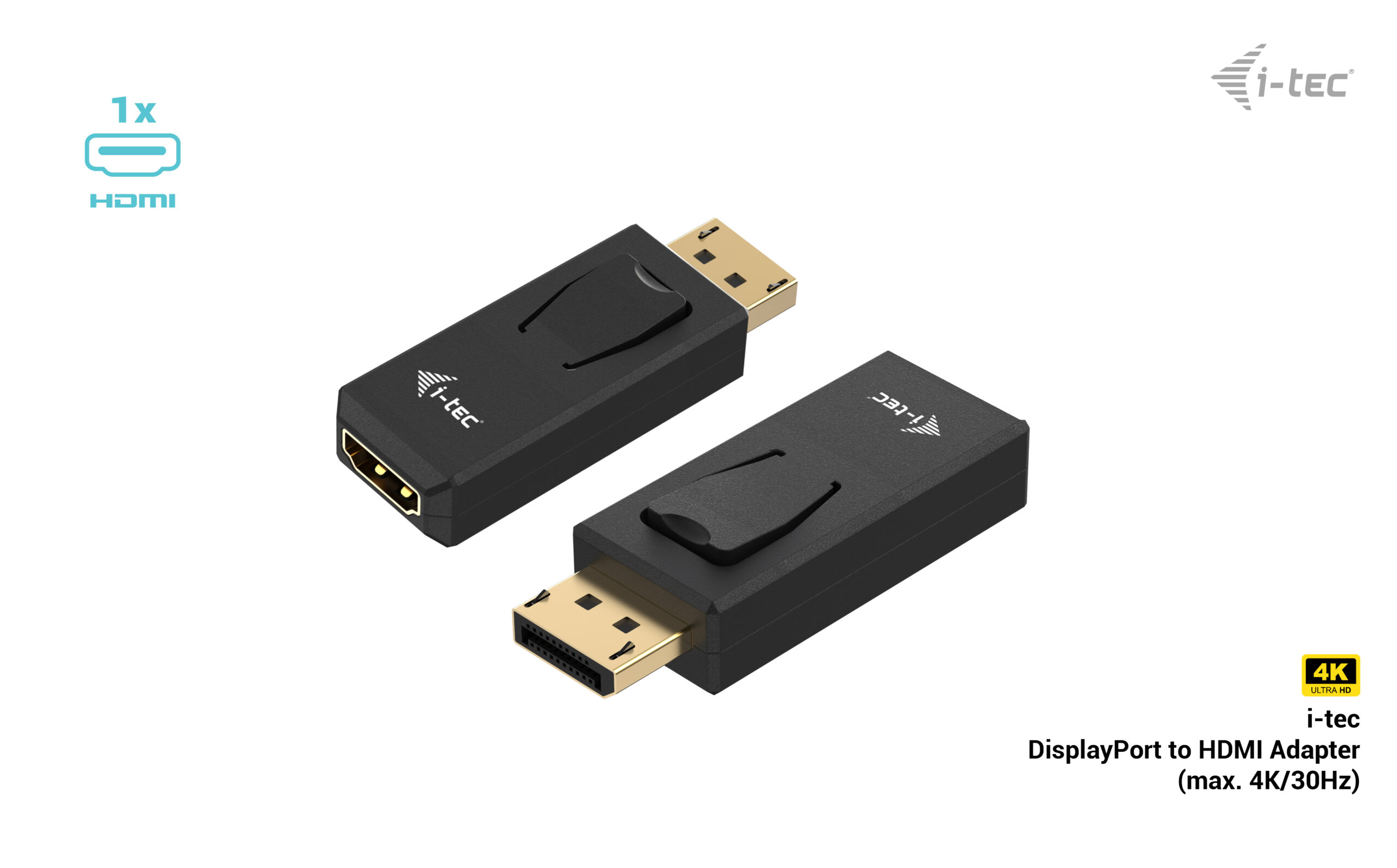 PASSIVE DISPLAYPORT TO HDMI ADAPTER (MAX 4K/30HZ)