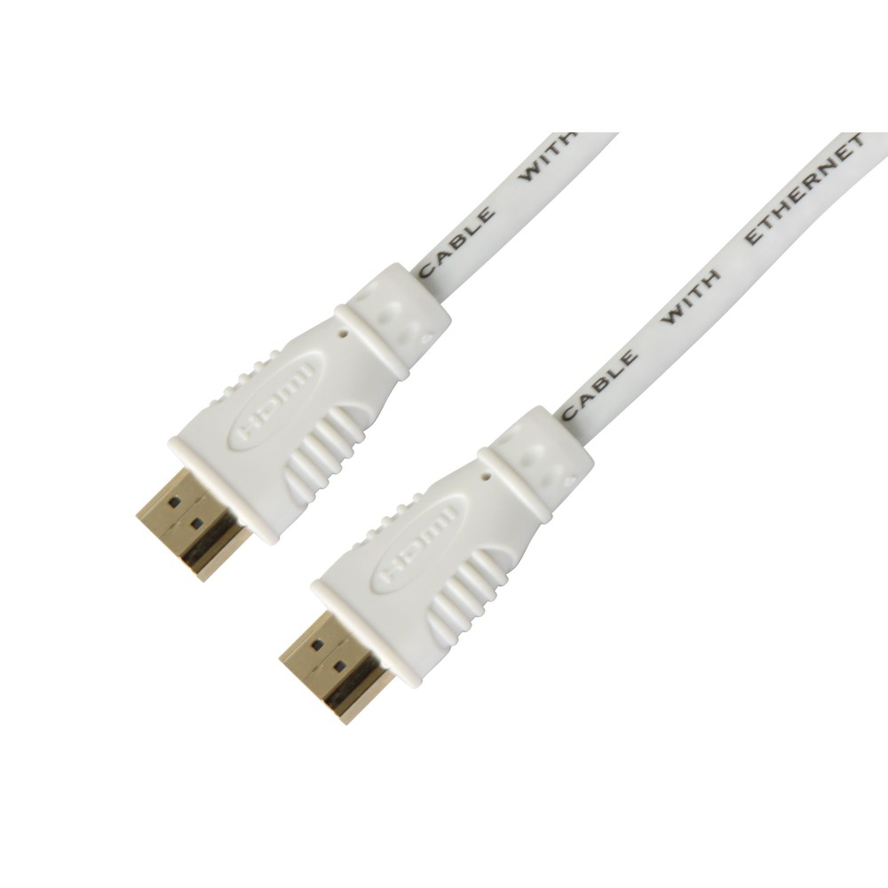 TECHLY HDMI Kabel A M/M high speed 5m weiss