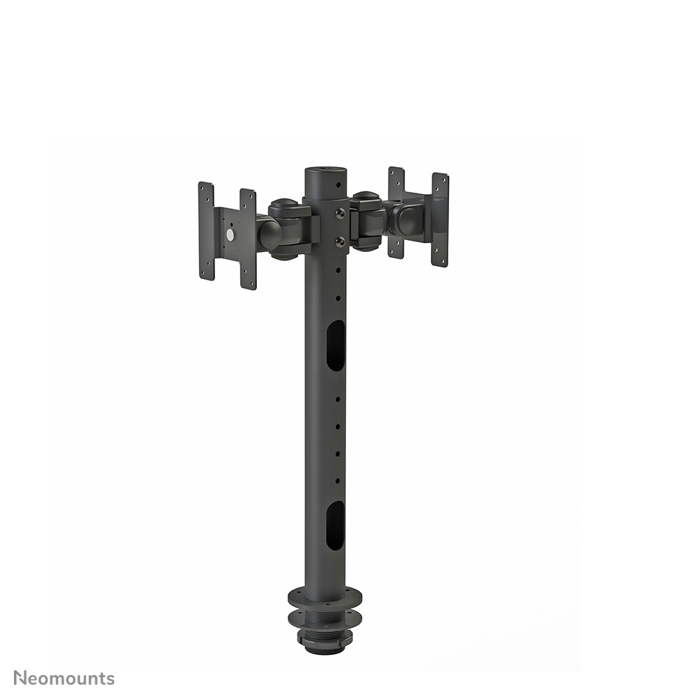 NEOMOUNTS FPMA-D050DBLACK Desk Mount doppelseitig 25,4-76,2cm 10-30Zoll 20kg 2pivot VESA 75x75 or 100x100mm tilt swivel r