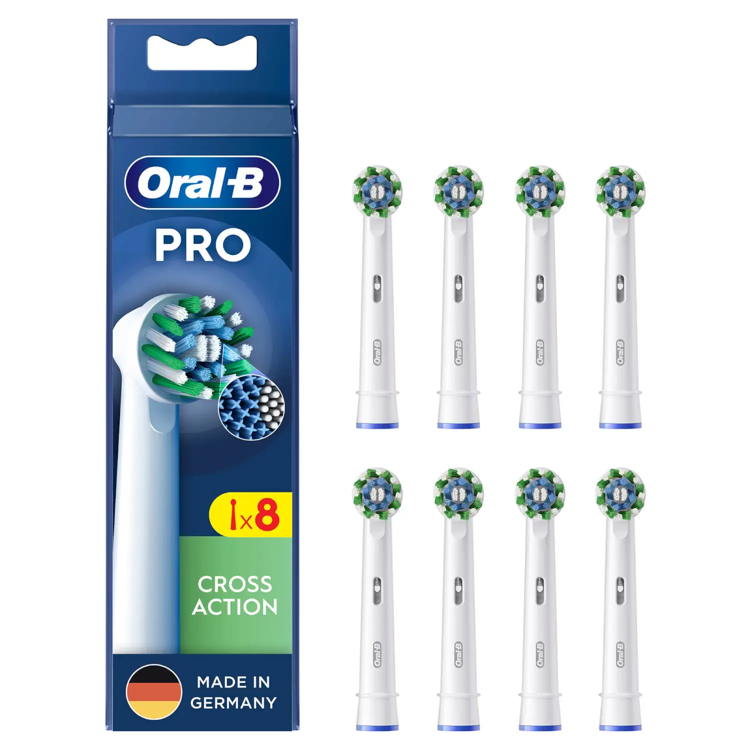 Oral-B Pro Cross Action Aufsteckbürsten 8er-Pack