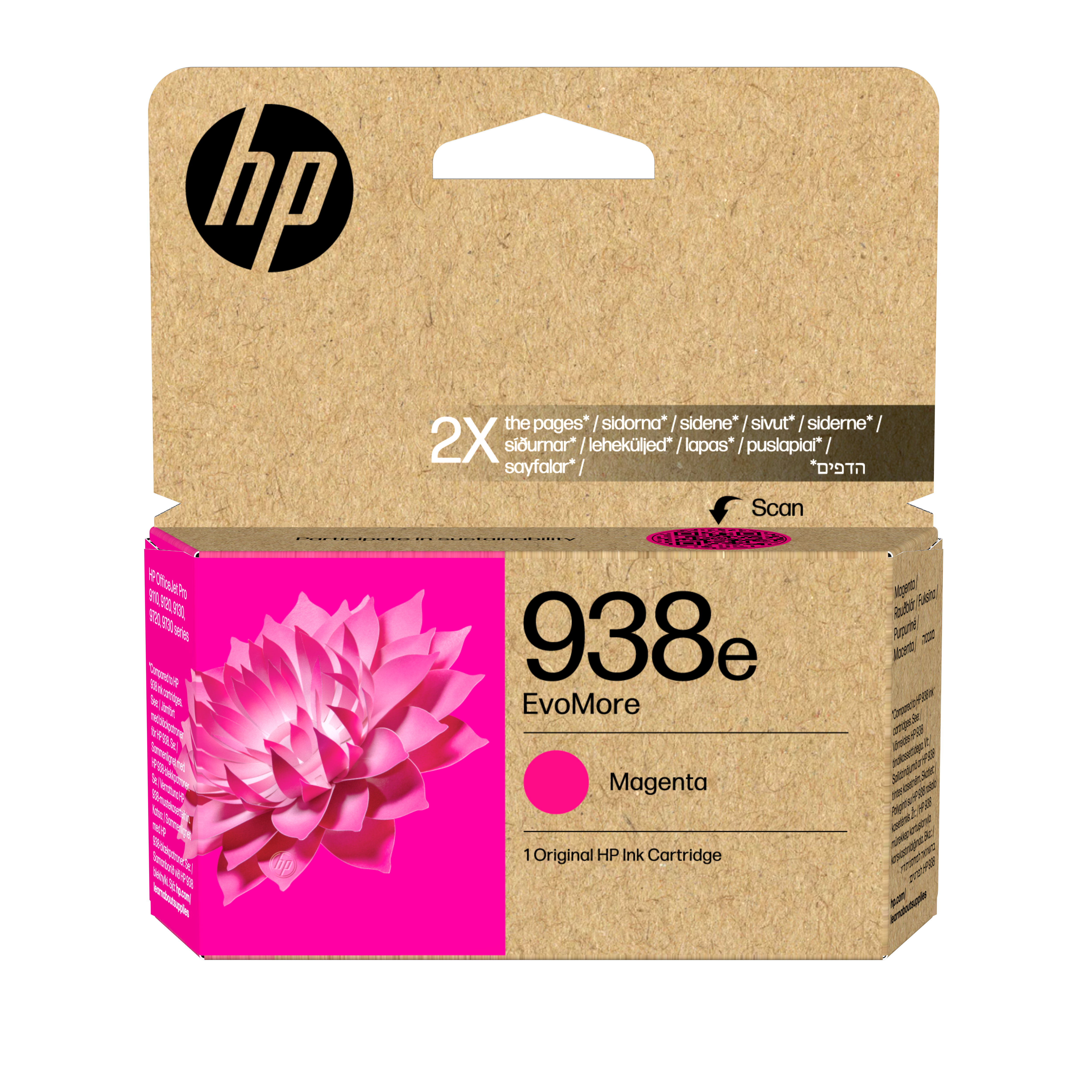 HP 938e EvoMore Yellow Original Ink Cartridge