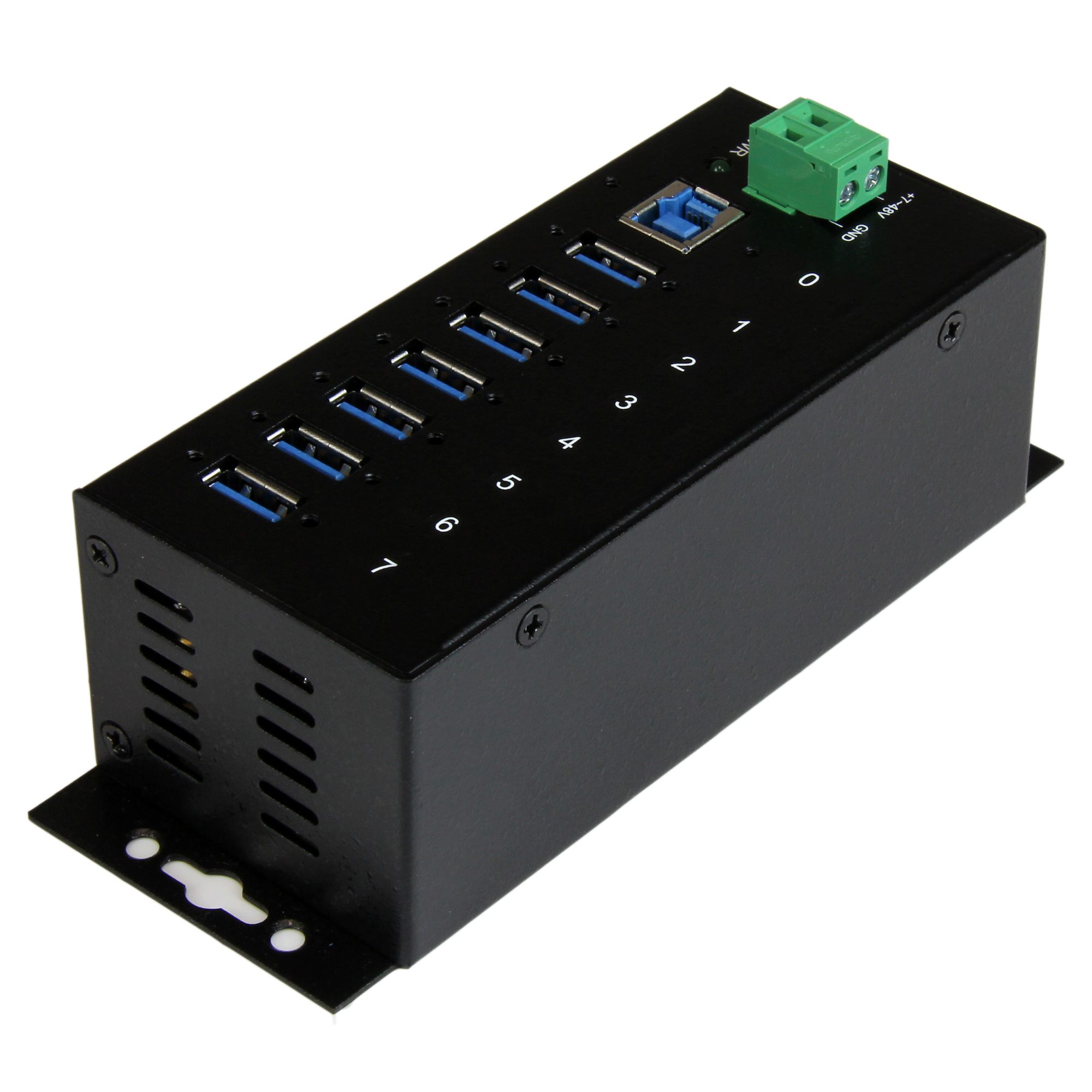 STARTECH.COM 7 Port rugged mountable industrial USB 3.0 hub with surge Protector