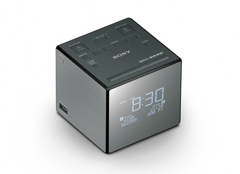Sony XDR-C1DBP Digital-/Uhrenradio silber-schwarz