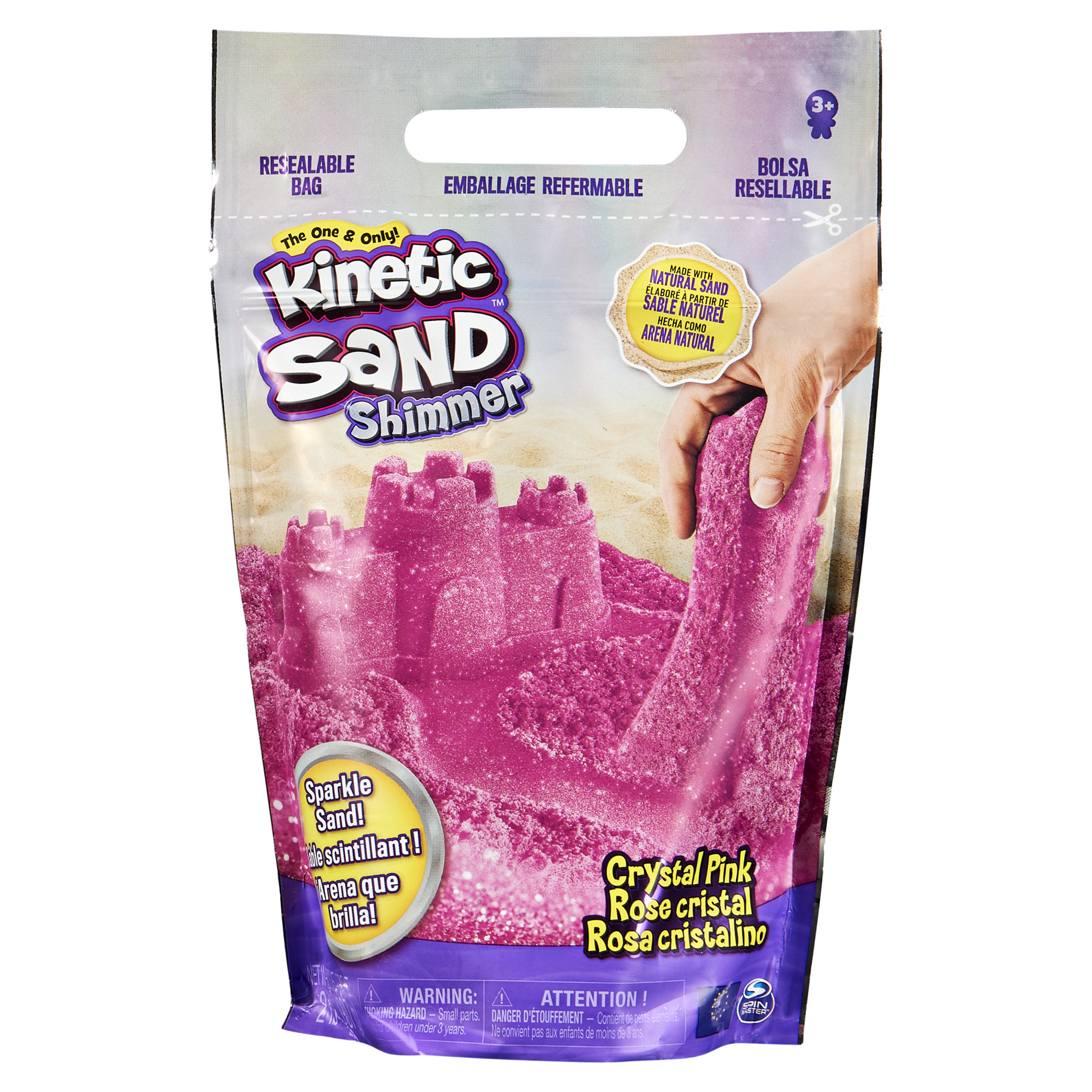 Kinetic Sand - Schimmersand Crystal Pink, Spielsand