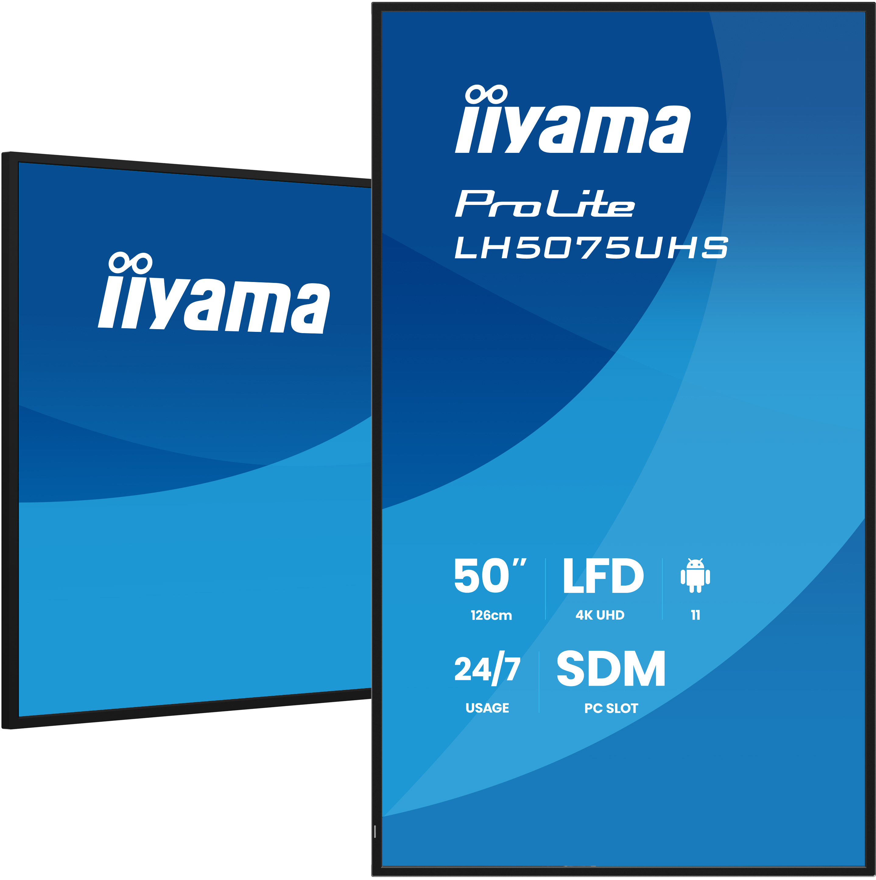 IIYAMA 125.7cm(50) LH5075UHS-B2AG 16:9 3xHDMI+DP+2xUSB VA