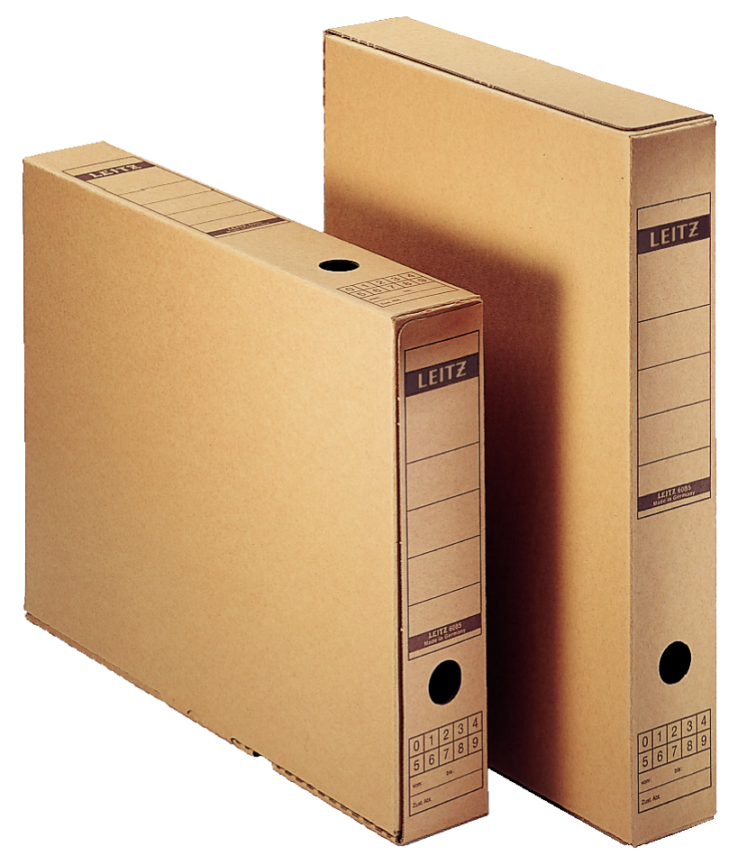 LEITZ Archivboxen 6084 braun 7,0 x 26,5 x 32,5 cm, 10 St.