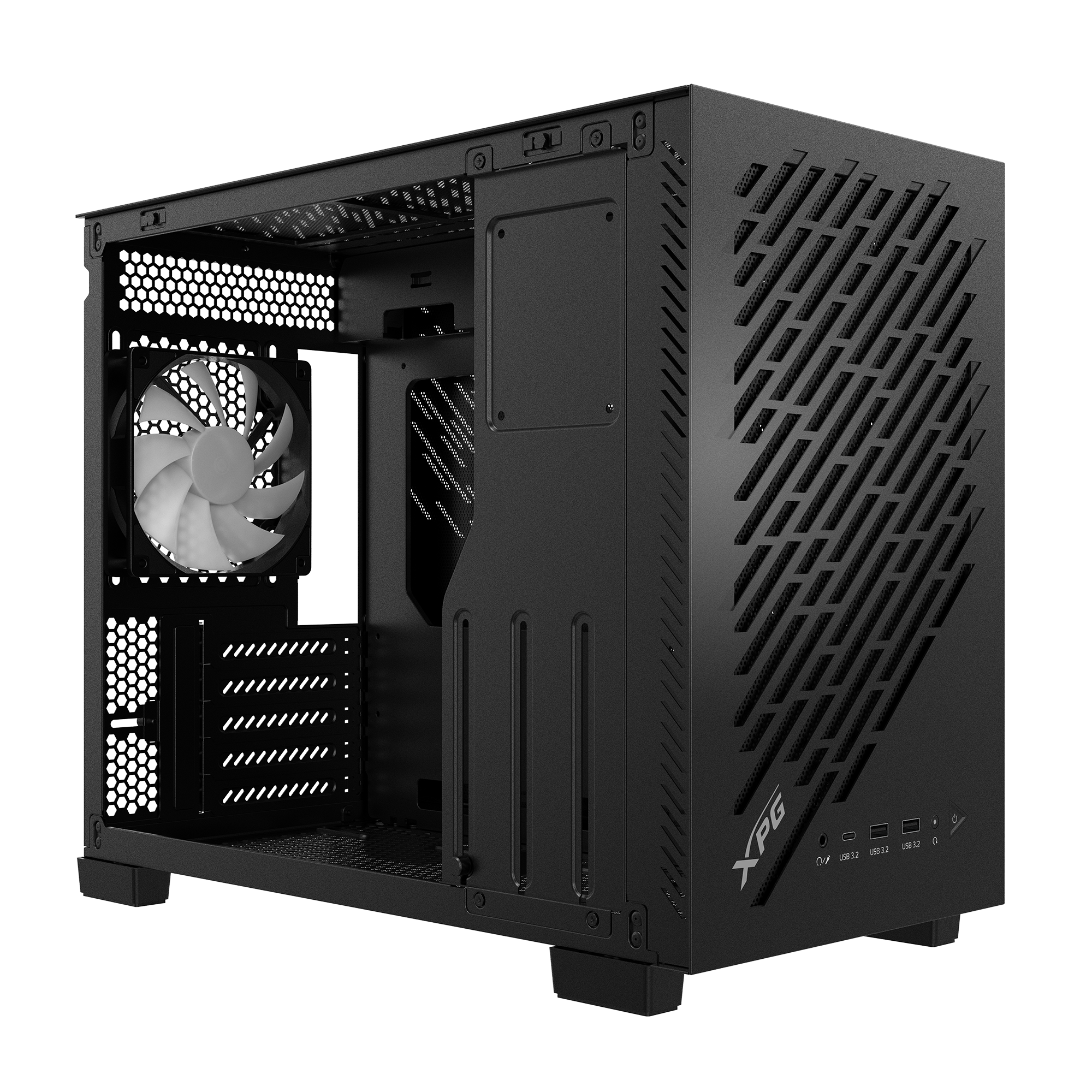Geh XPG VALOR AIR NANO (ITX) Midi Tower schwarz retail