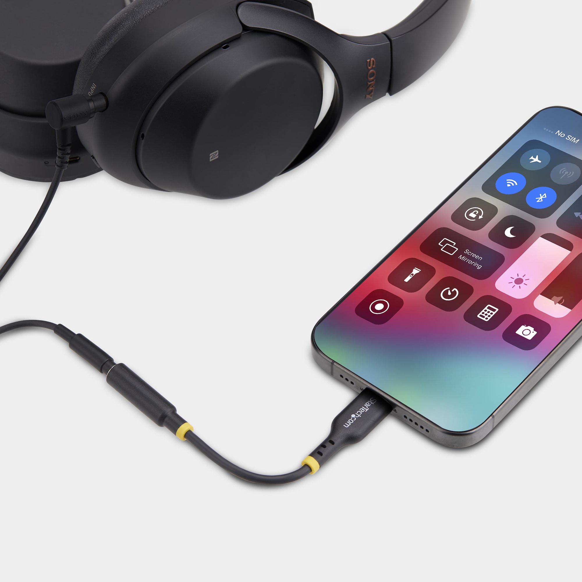 StarTech.com 12,7 cm USB-C auf 3,5 mm TRRS Audio-Adapter schwarz