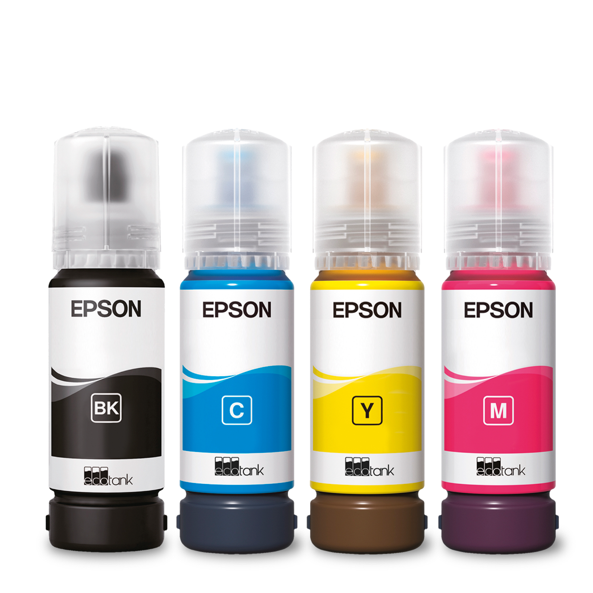 EPSON 104/T00P64 schwarz, cyan, magenta, gelb Tintenflaschen, 4er-Set