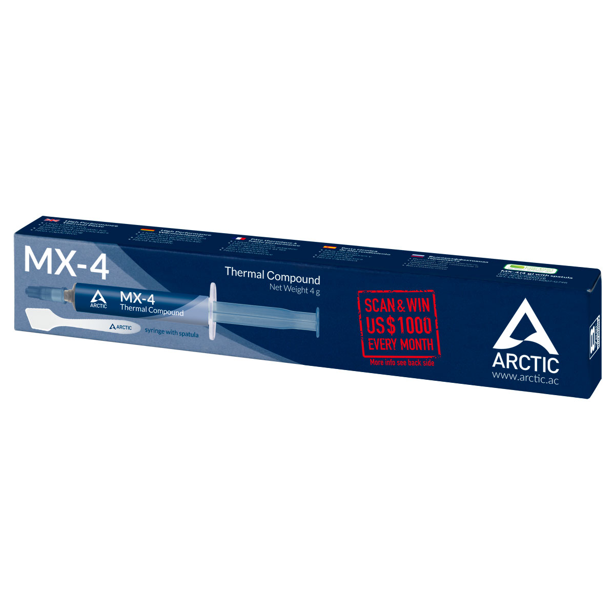 ARCTIC Wärmeleitpaste MX-4 (4 gr.mit Spatel)