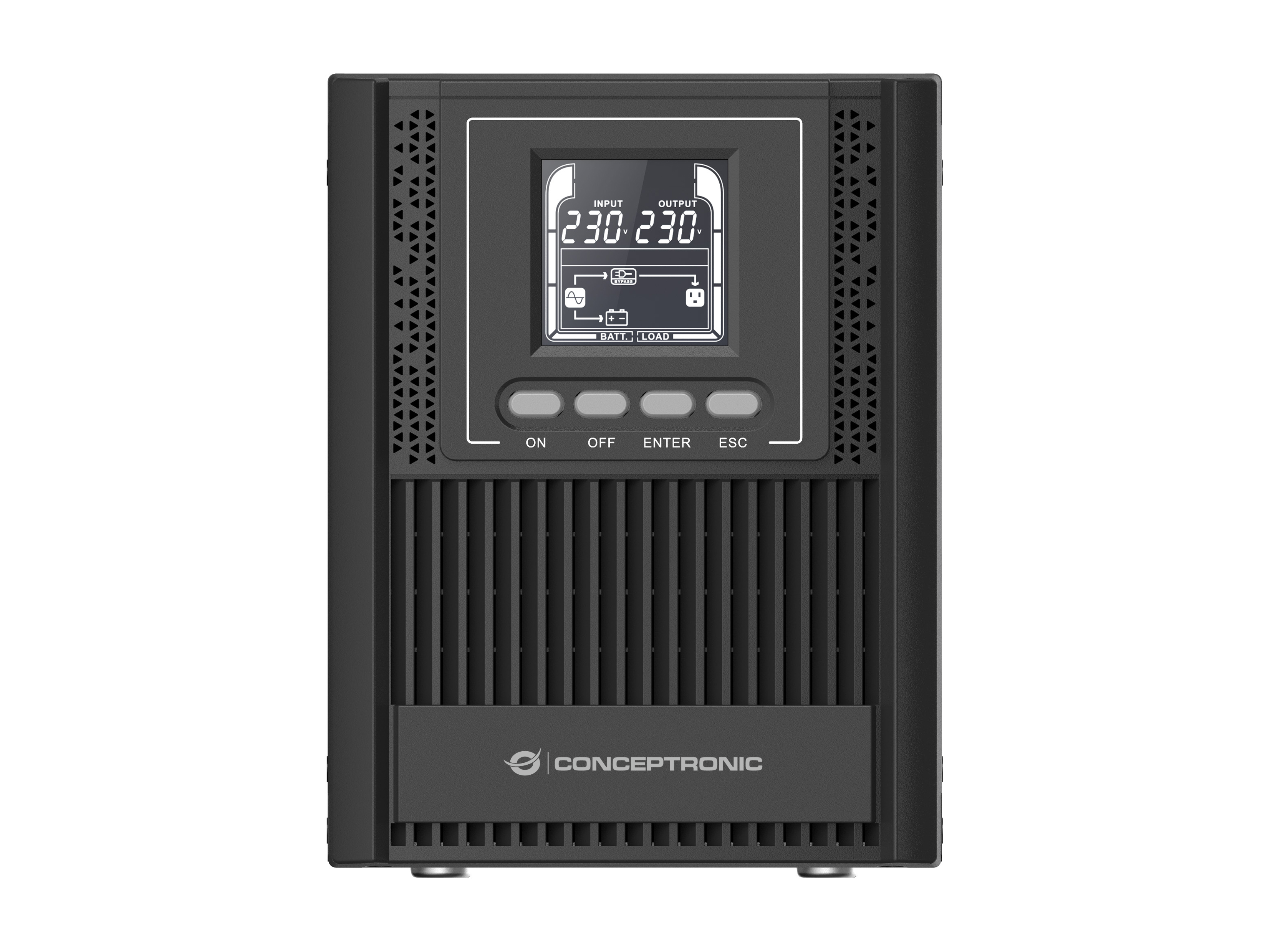 CONCEPTRONIC USV 1000VA/ 900W/4xIEC/HID USB/+Online Tower sw