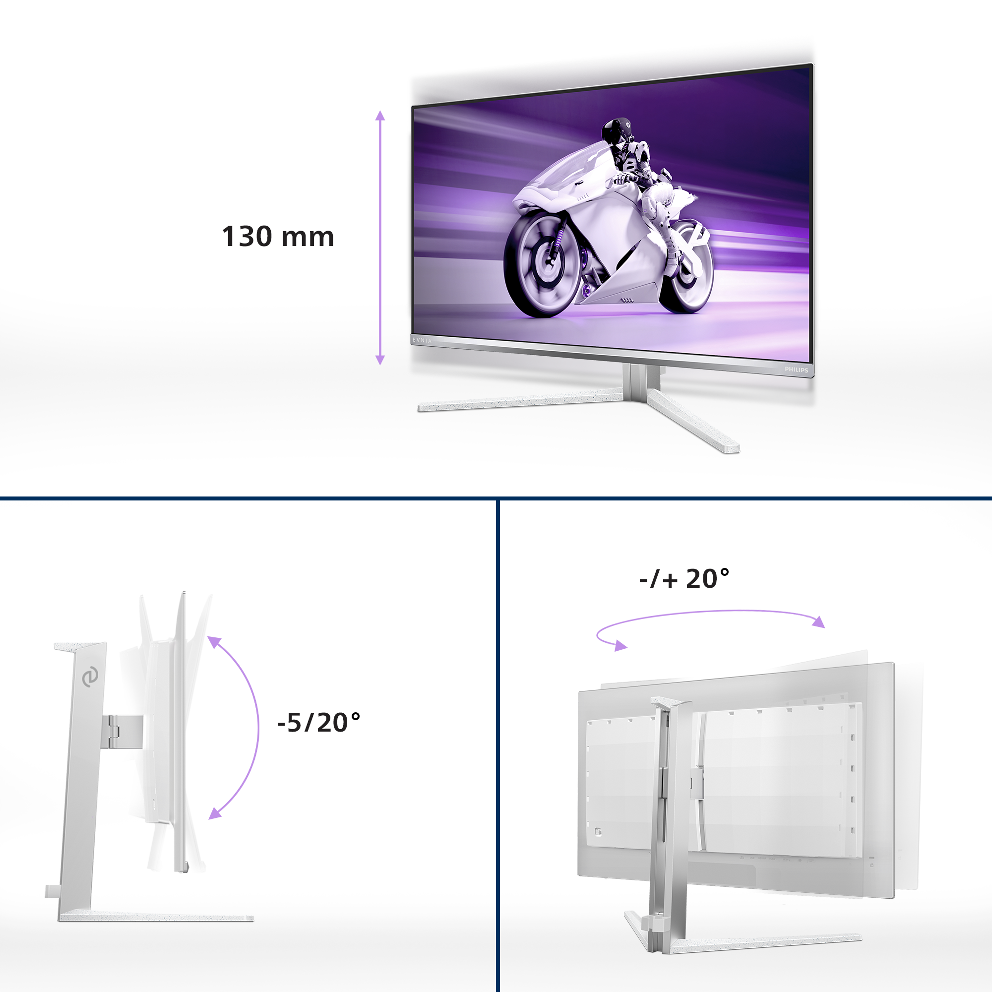 Philips 68,5cm (27,0) 27M2N8500 16:09 2xHDMI+DP+USP white