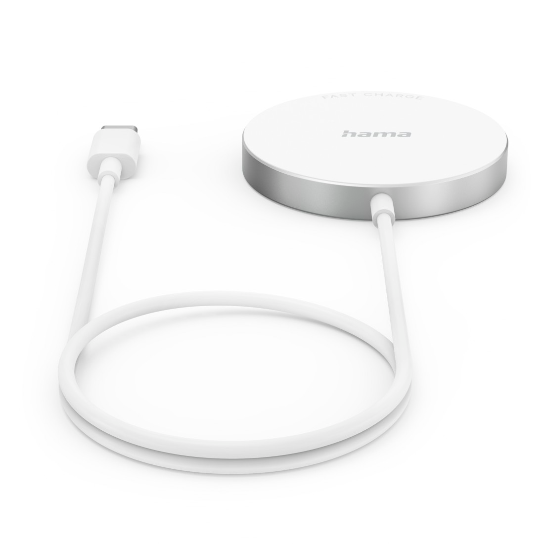 hama MagCharge FC15 Induktive Ladestation weiß, 15 Watt