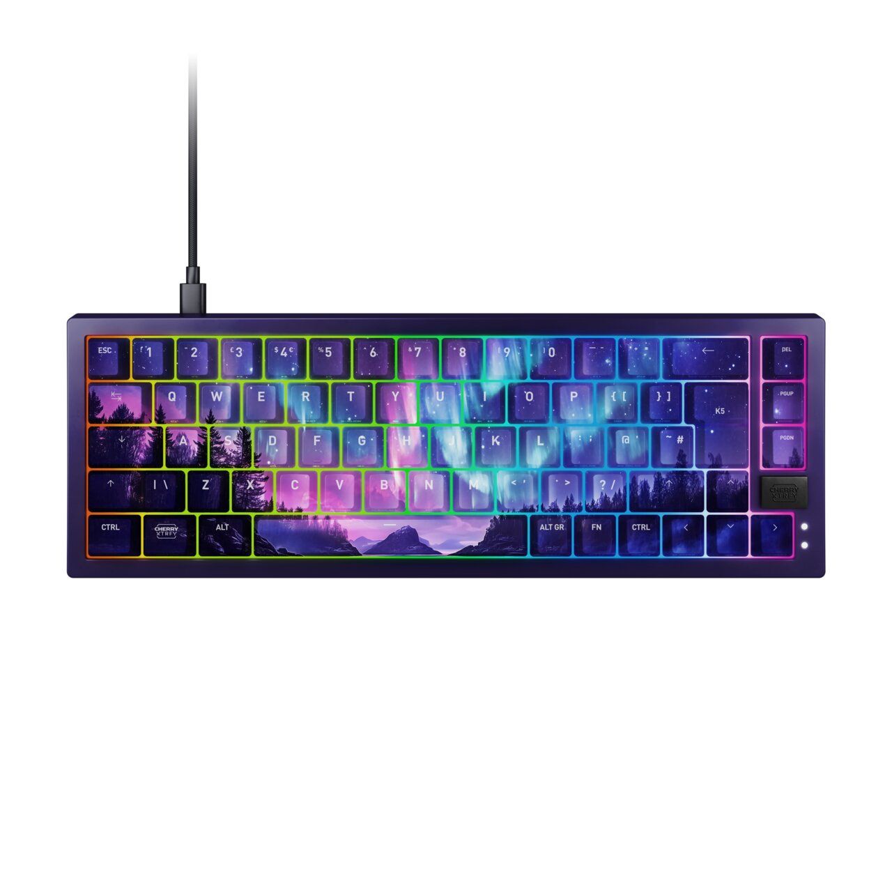 CHERRY XTRFY Gaming Keyboard+Mousepad Northern Light Bundle
