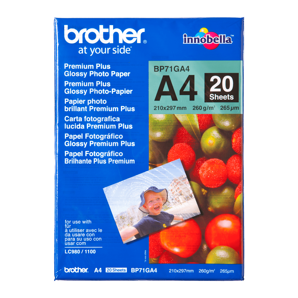 BP-71GA4 PHOTO PAPER DINA 4 260G/M2 20SHTS