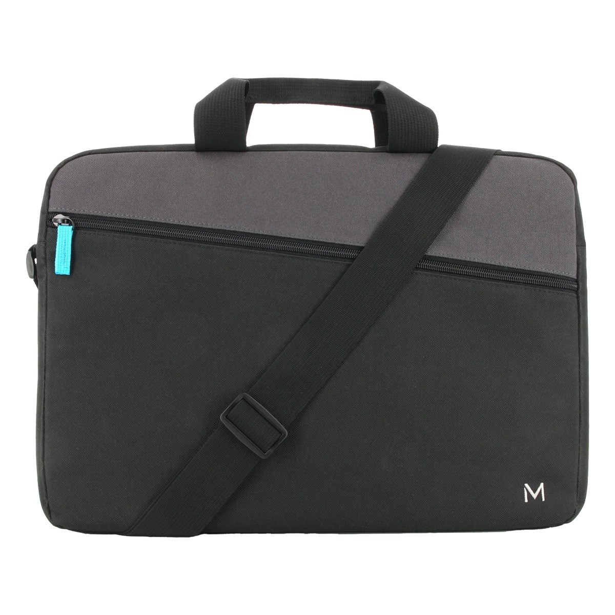 THEONE ESSENTIAL BRIEFCASE TOPLOADING 14-16IN - BLACK AND G