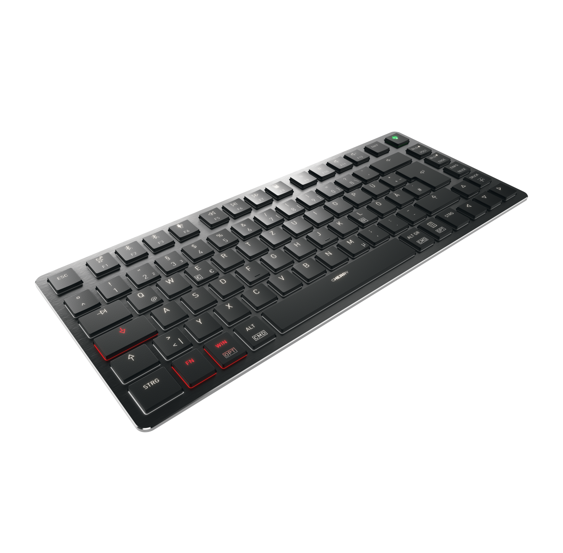 CHERRY KW X ULP 2.0 Mini Wireless Tastatur DE TKL 75% sw