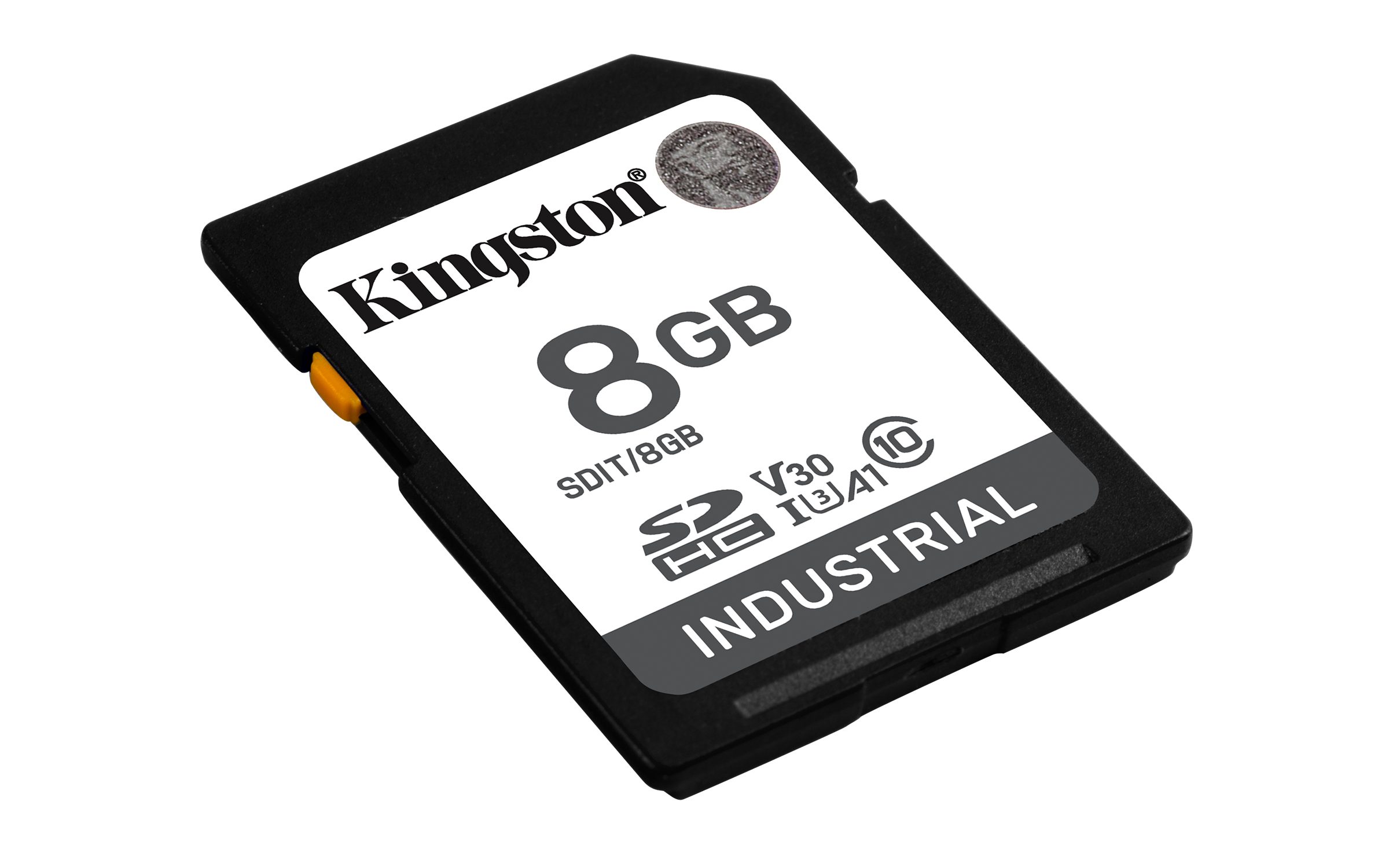 KINGSTON 8GB SDHC Industrial -40C to 85C C10 UHS-I U3 V30 A1 pSLC