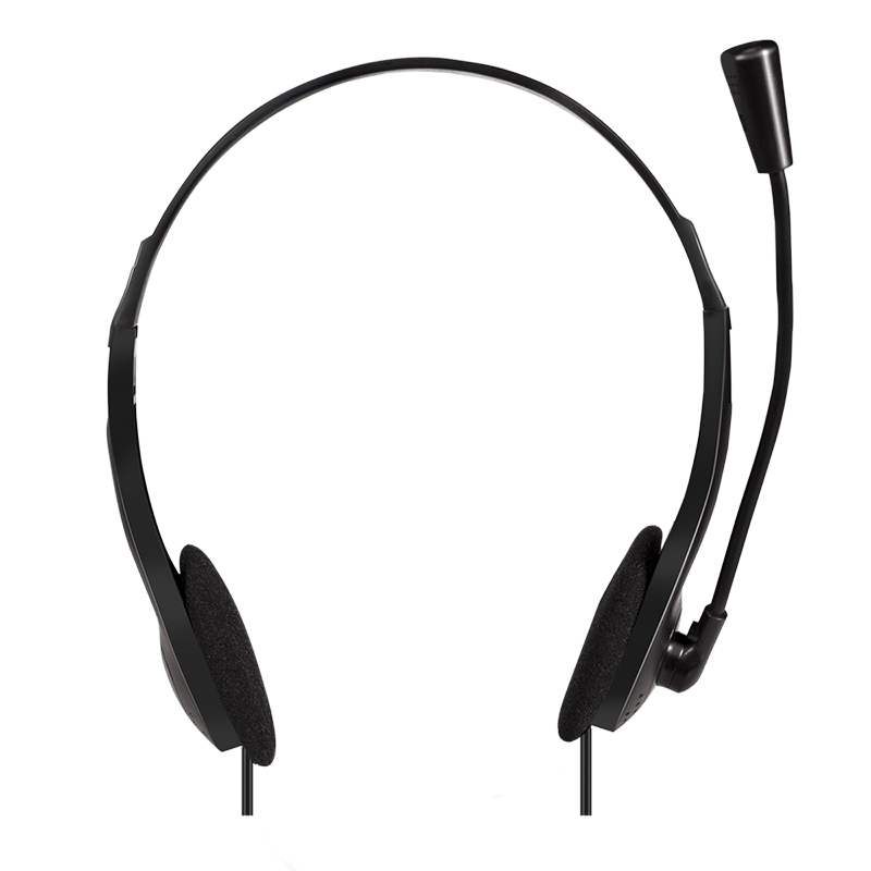 Logilink Stereo-Headset, 1x 3,5-mm-Klinke Bügelmikro Eco-Box