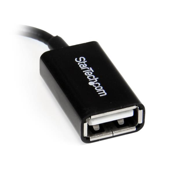 5 ANGLED MICRO USB OTG CABLE .