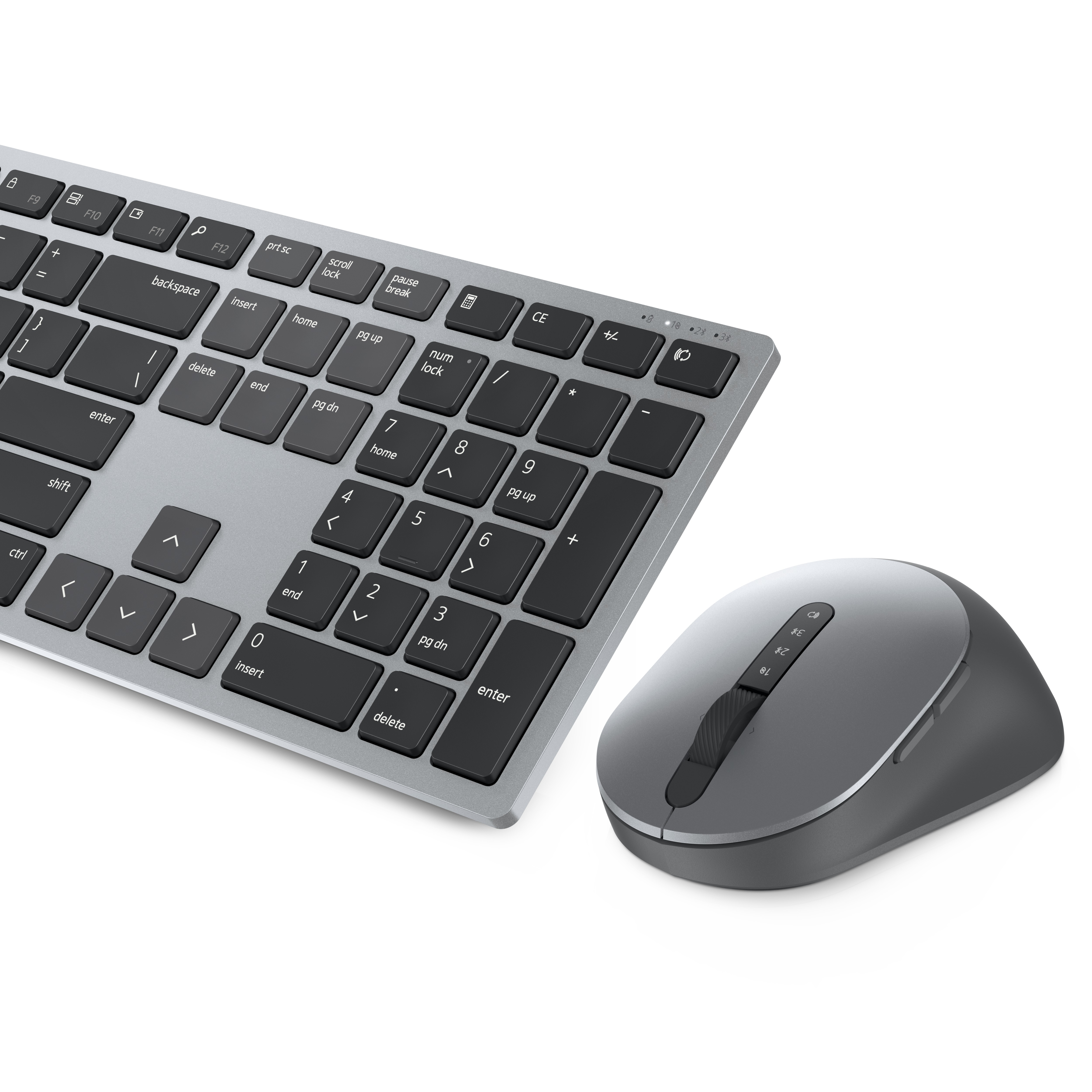 DELL Premier Multi-Device Tastatur-Maus-Set kabellos grau, schwarz