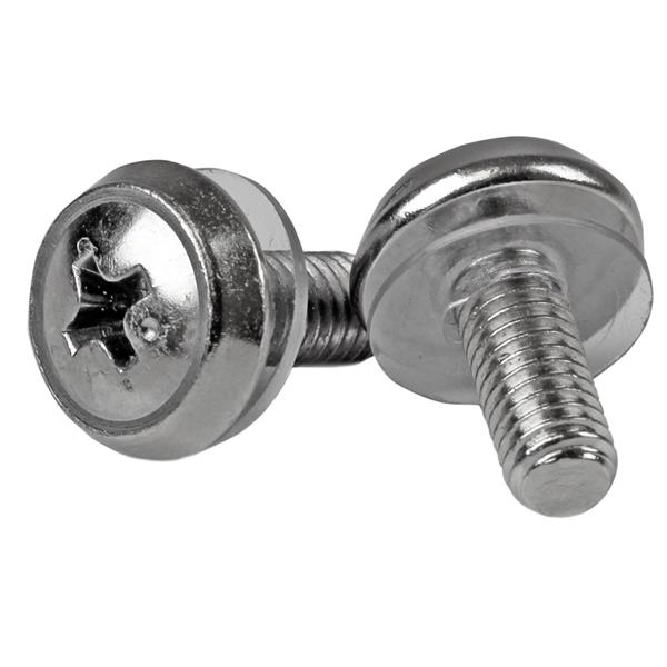 StarTech.com 100er-Pack M5 12mm Rackschrauben Silber