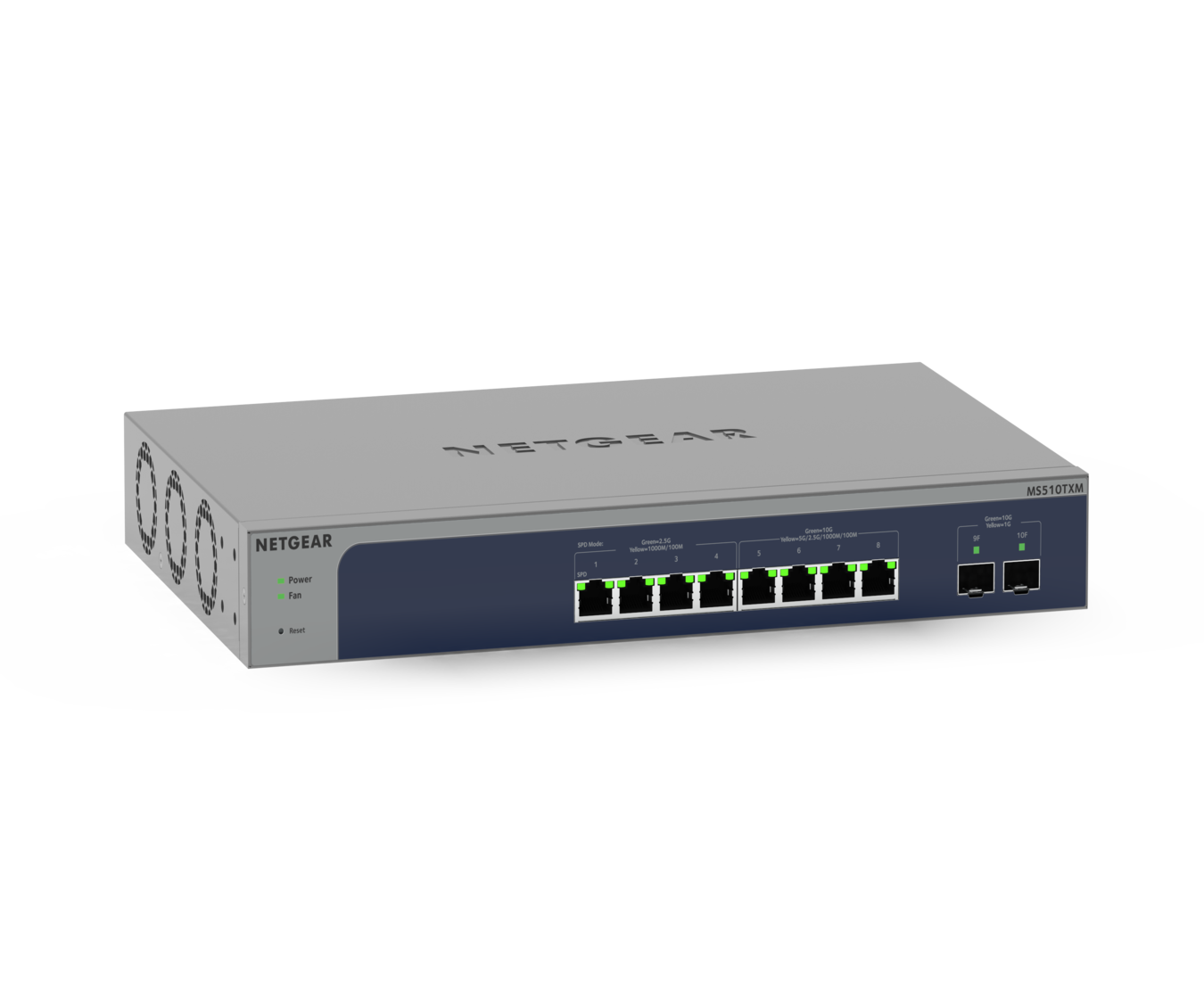 MS510TXM 8-PORT SWITCH + 2XSFP+ MULTI-GIGABIT/10G SMART MANAGED
