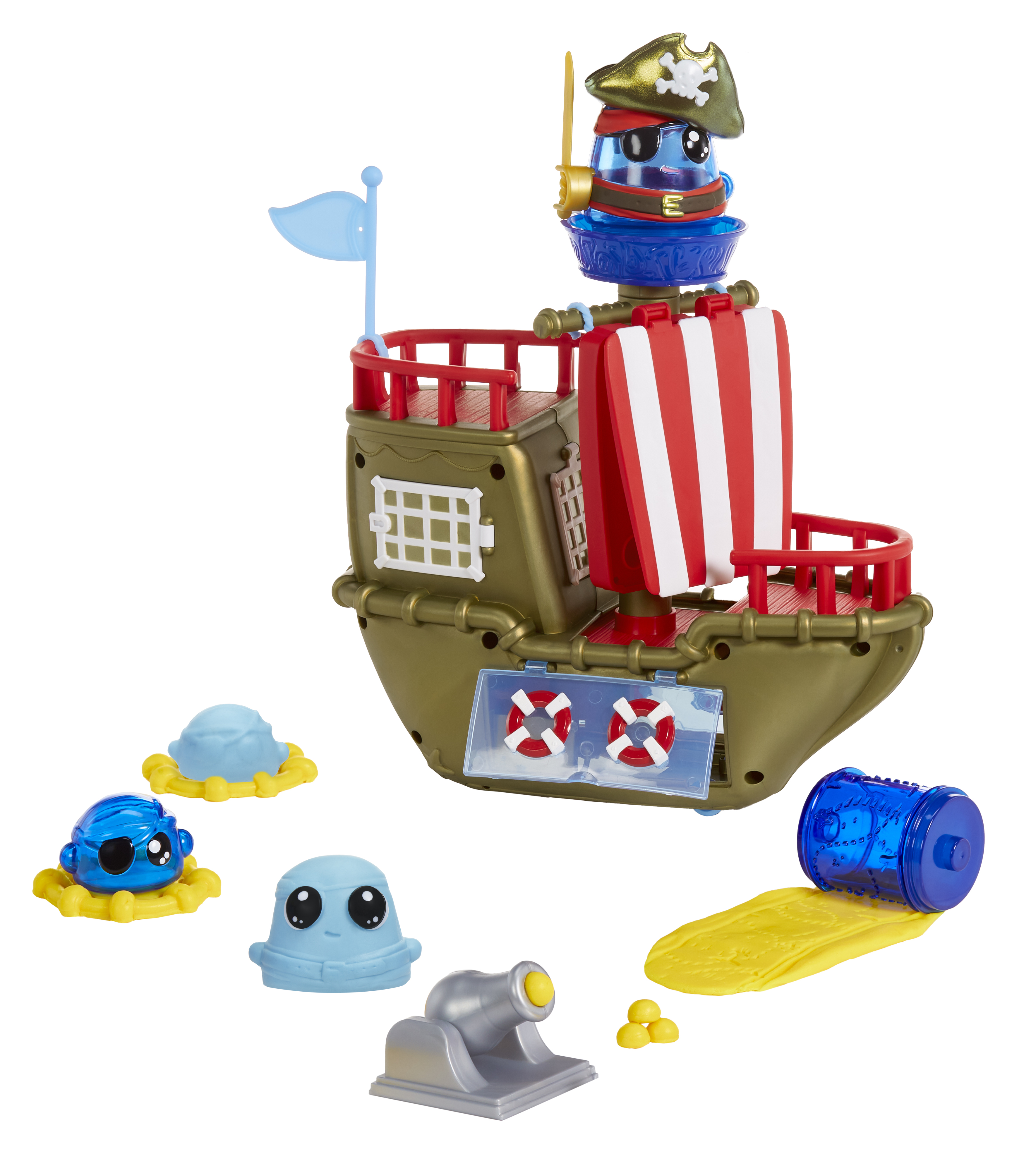 DohKins Pirate Ship Playset, Kneten