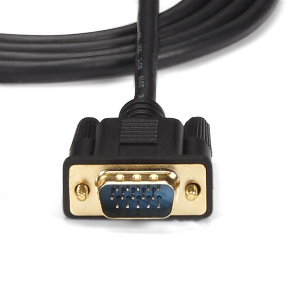 STARTECH.COM 3m aktives HDMI auf VGA Konverter Kabel - HDMI zu VGA Adapter 300cm - Schwarz - 1920x1200 / 1080p