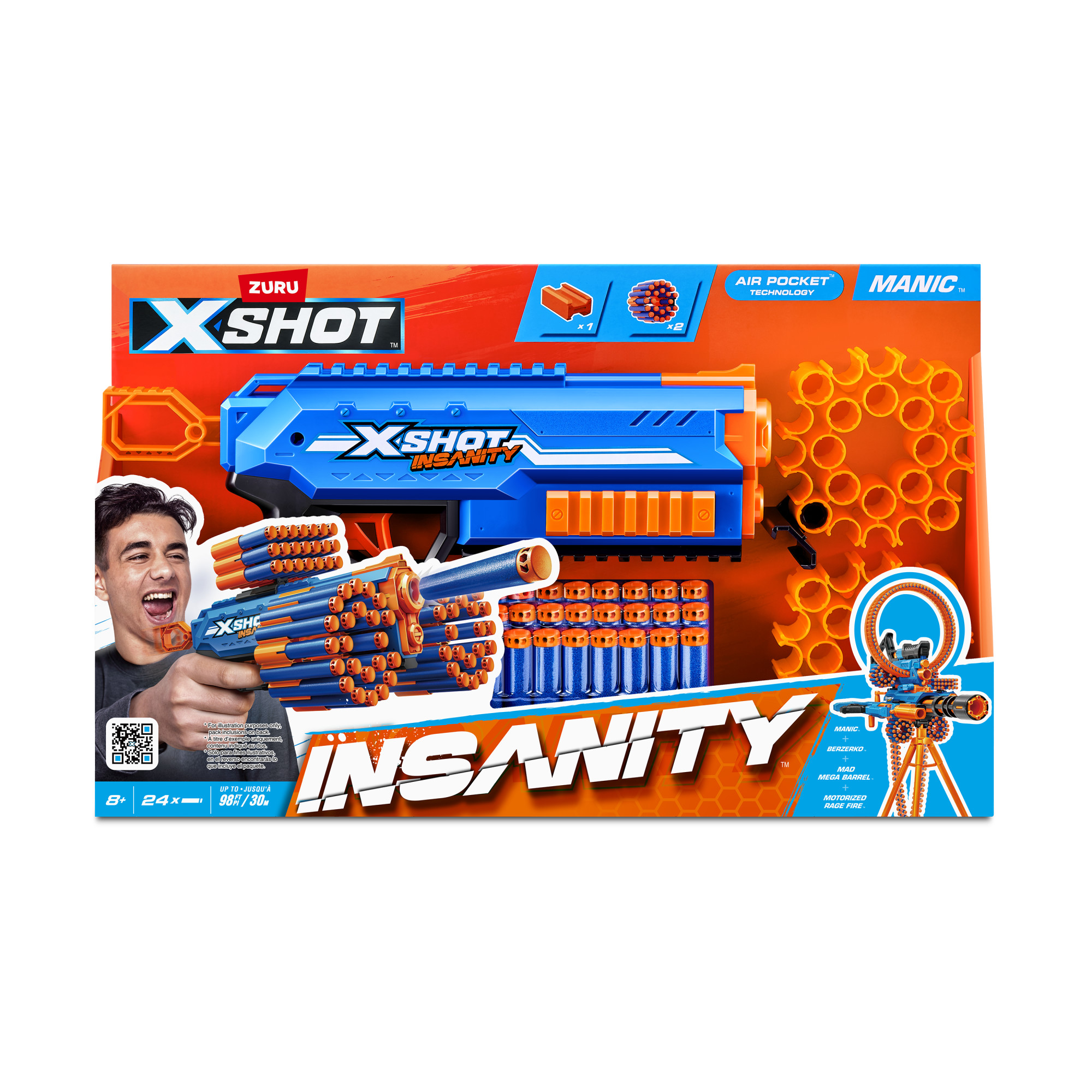 XSHOT Insanity - Manic, Dartblaster