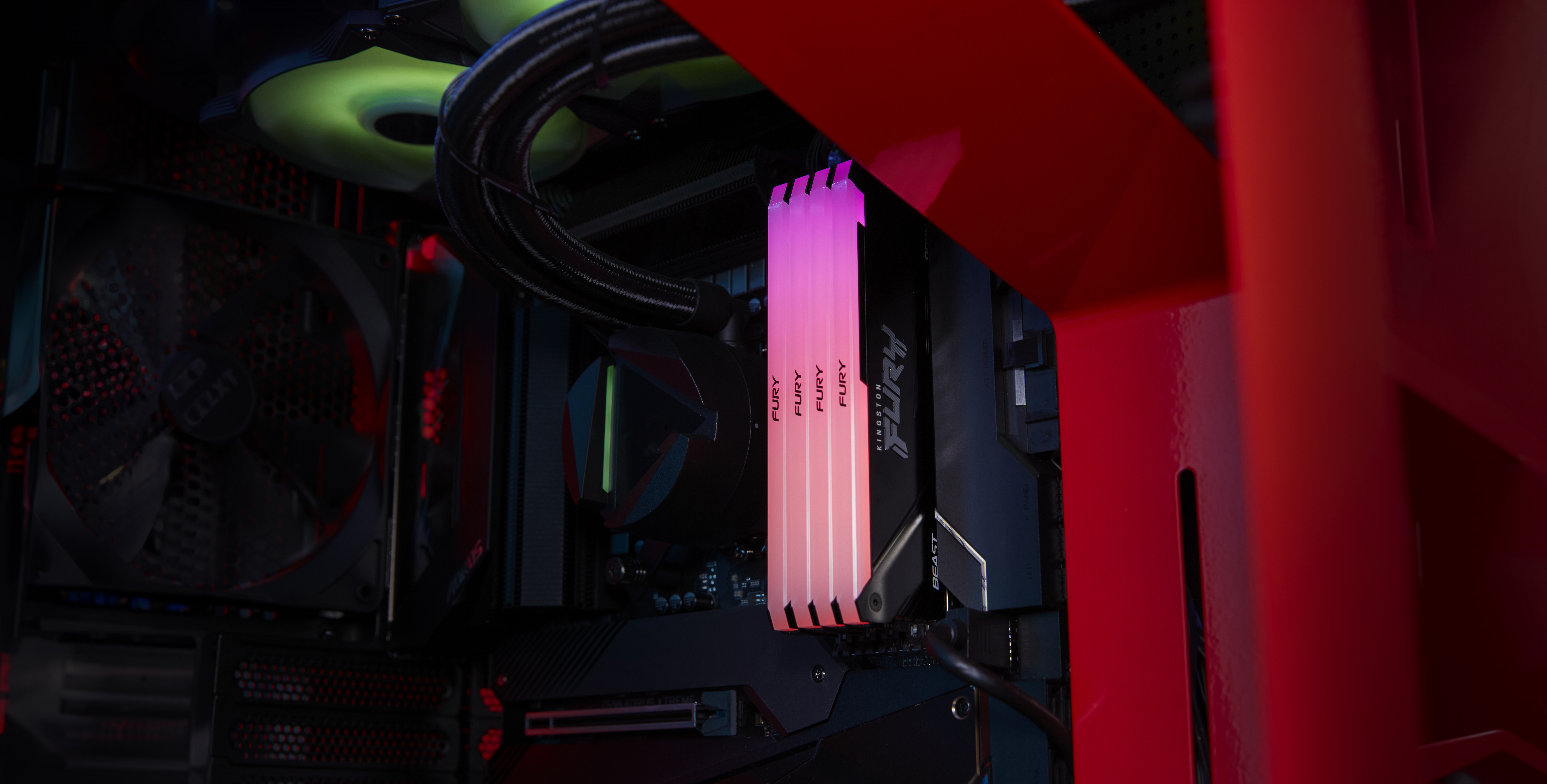 DDR4 8GB PC 3600 CL17 Kingston FURY Beast RGB retail