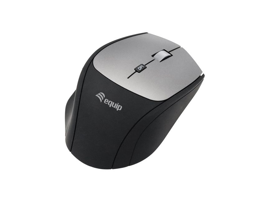 Equip Ergonomische Maus USB-A/-C Adapter Rechts schwarz