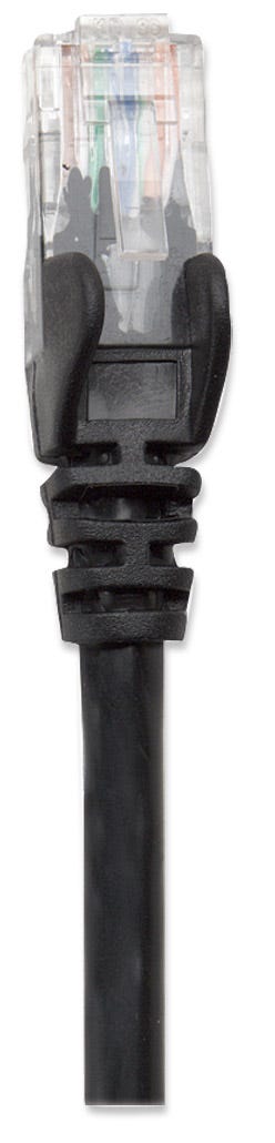 INTELLINET Patchkabel Cat6A CU S/FTP LSZH 0.25m schwarz