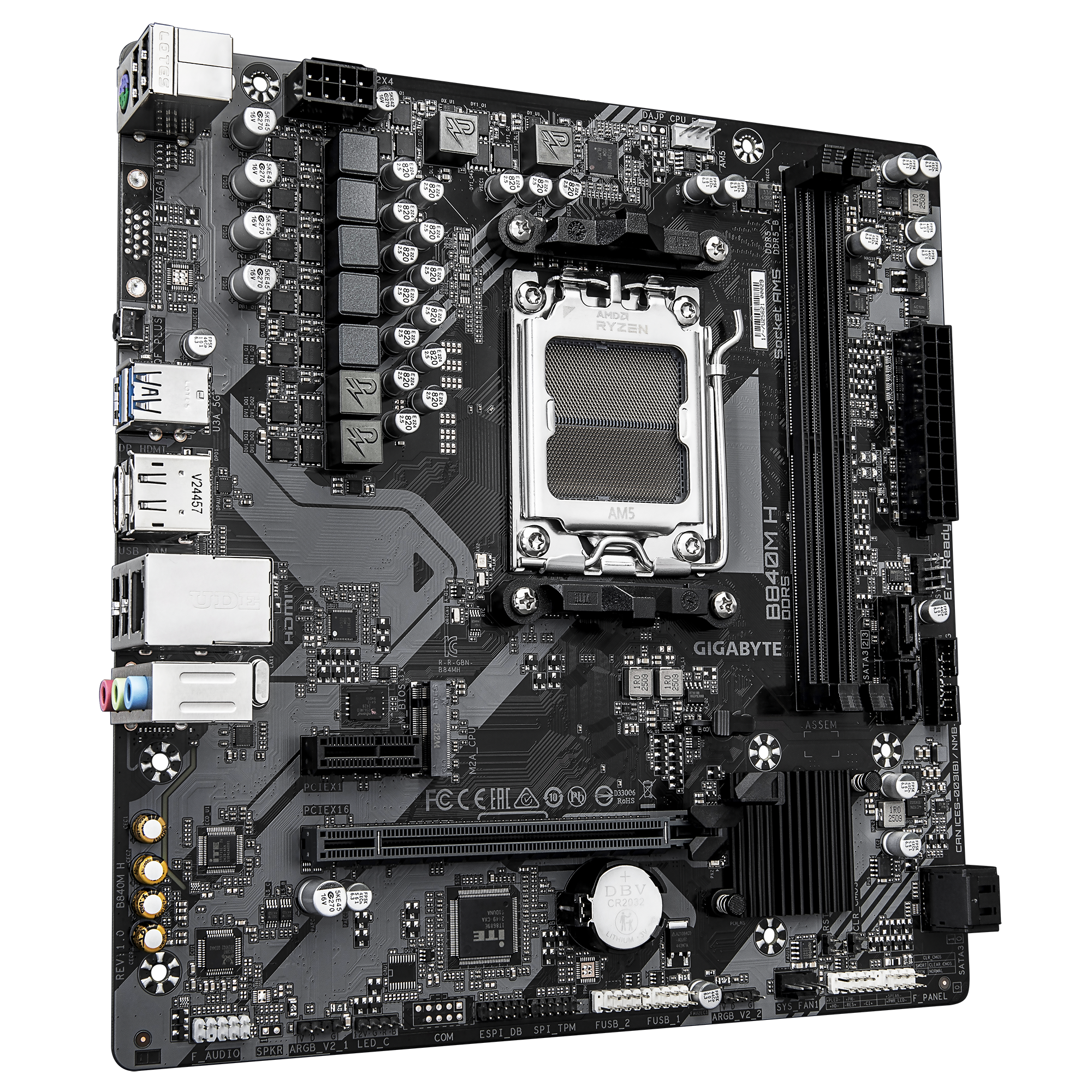 Gigabyte B840M H (B840,AM5,mATX,DDR5)