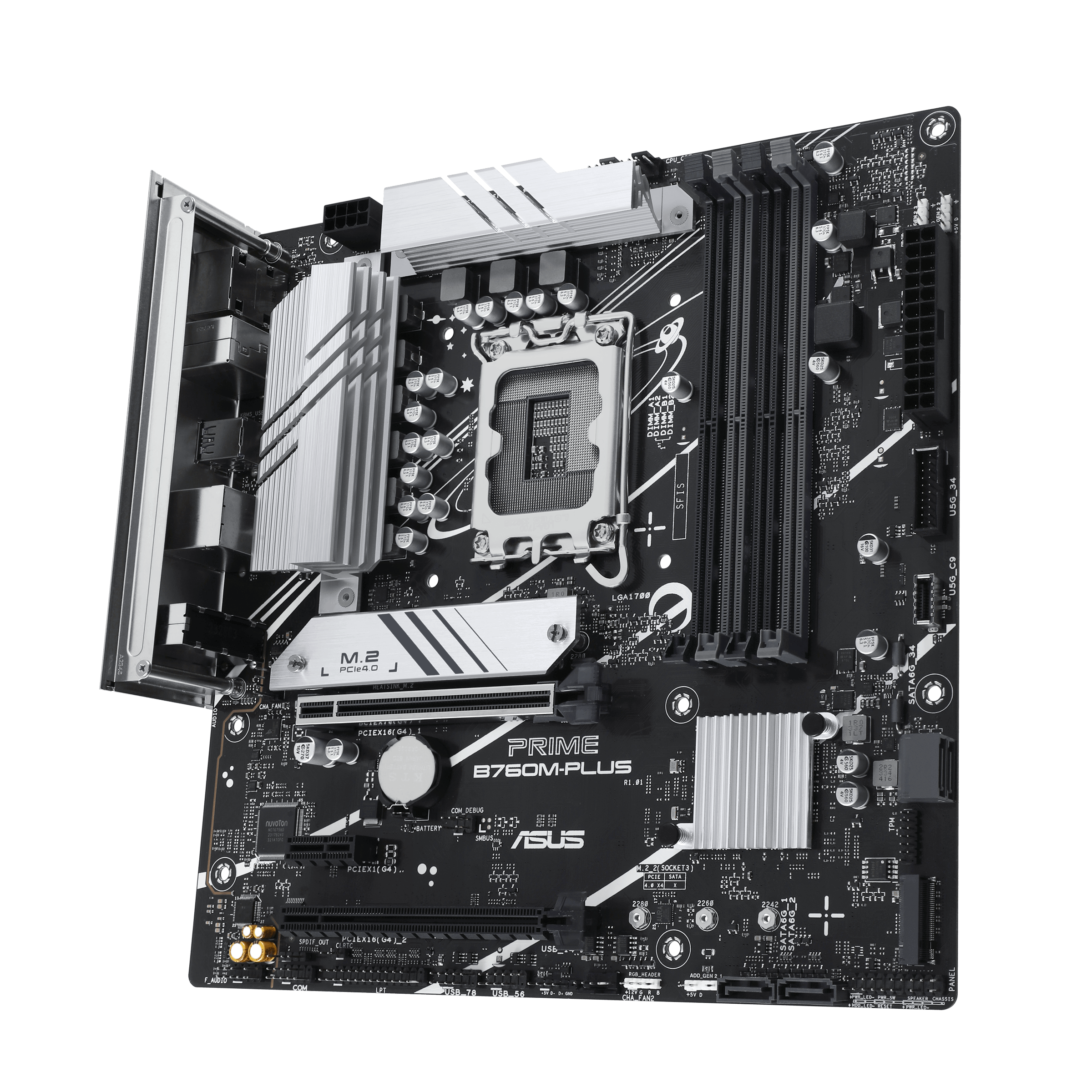 ASUS PRIME B760M-PLUS LGA 1700 4xDDR5 microATX 4xSATA MB 1xHDMI 1xDP 2xM.2