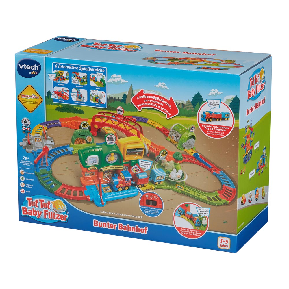 Tut Tut Baby Flitzer - Bunter Bahnhof, Spielgebäude