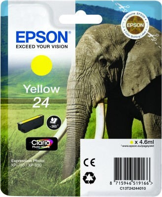 EPSON 24 / T2424 (Elefant) gelb Druckerpatrone