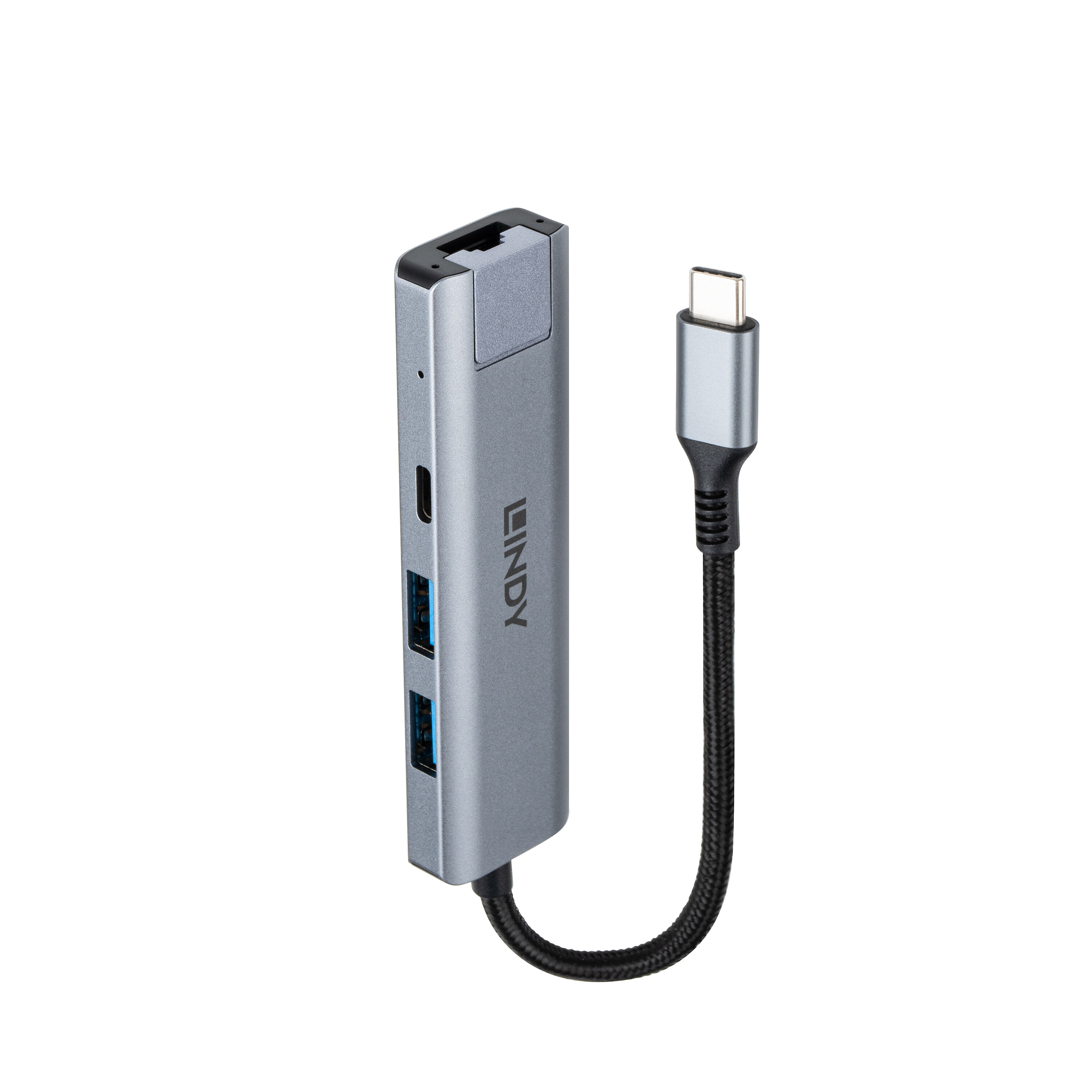LINDY USB 3.2 Gen 2 Typ C Hub & Gigabit Ethernet