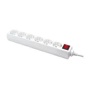 Logilink Steckdosenleiste 6-fach, 1,5m 250V/16A
