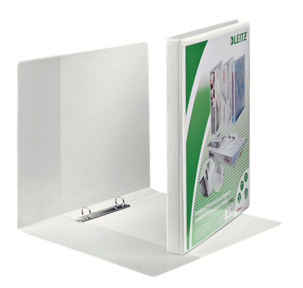 LEITZ Präsentationsringbücher 2-Ringe weiß 2,9 cm DIN A4, 6 St.