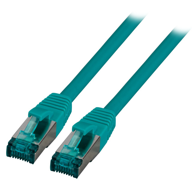 EFB RJ45 Patchkabel S/FTP Cat.6A LSZH 1.00m grün