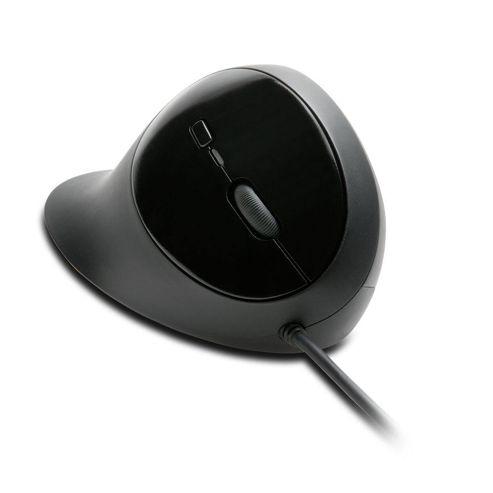 Kensington Pro Fit® Ergo Maus ergonomisch kabelgebunden schwarz