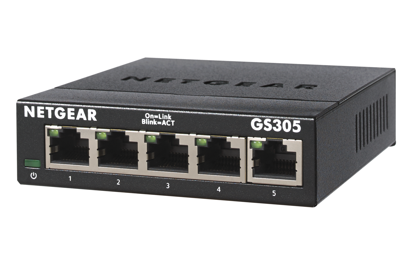 NETGEAR Switch 5-port 10/100/1000 GS305-300PES