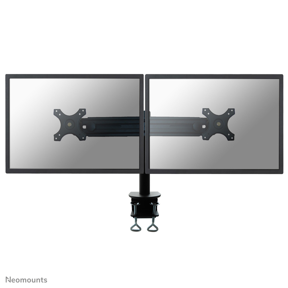 NEOMOUNTS FPMA-D700D Desk Mount für Flatscreens 2x48,26-76,2cm 19-30Zoll 16kg VESA 75x75 or 100x100mm dreh-kipp-schwenkba