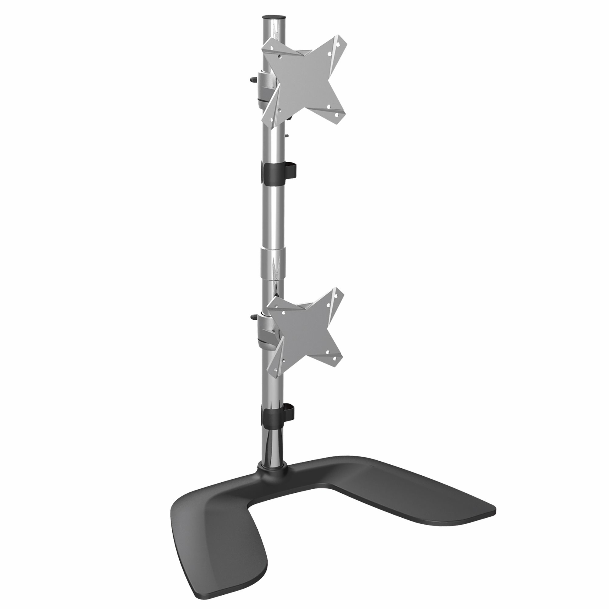 VERTICAL DUAL MONITOR STAND .